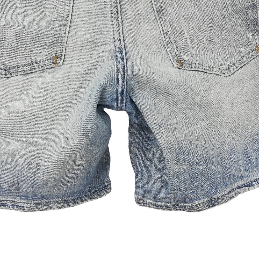 Pilcro & the Letterpress Stet Distressed Jean Shorts Size 27 Anthropologie Light - Picture 7 of 9